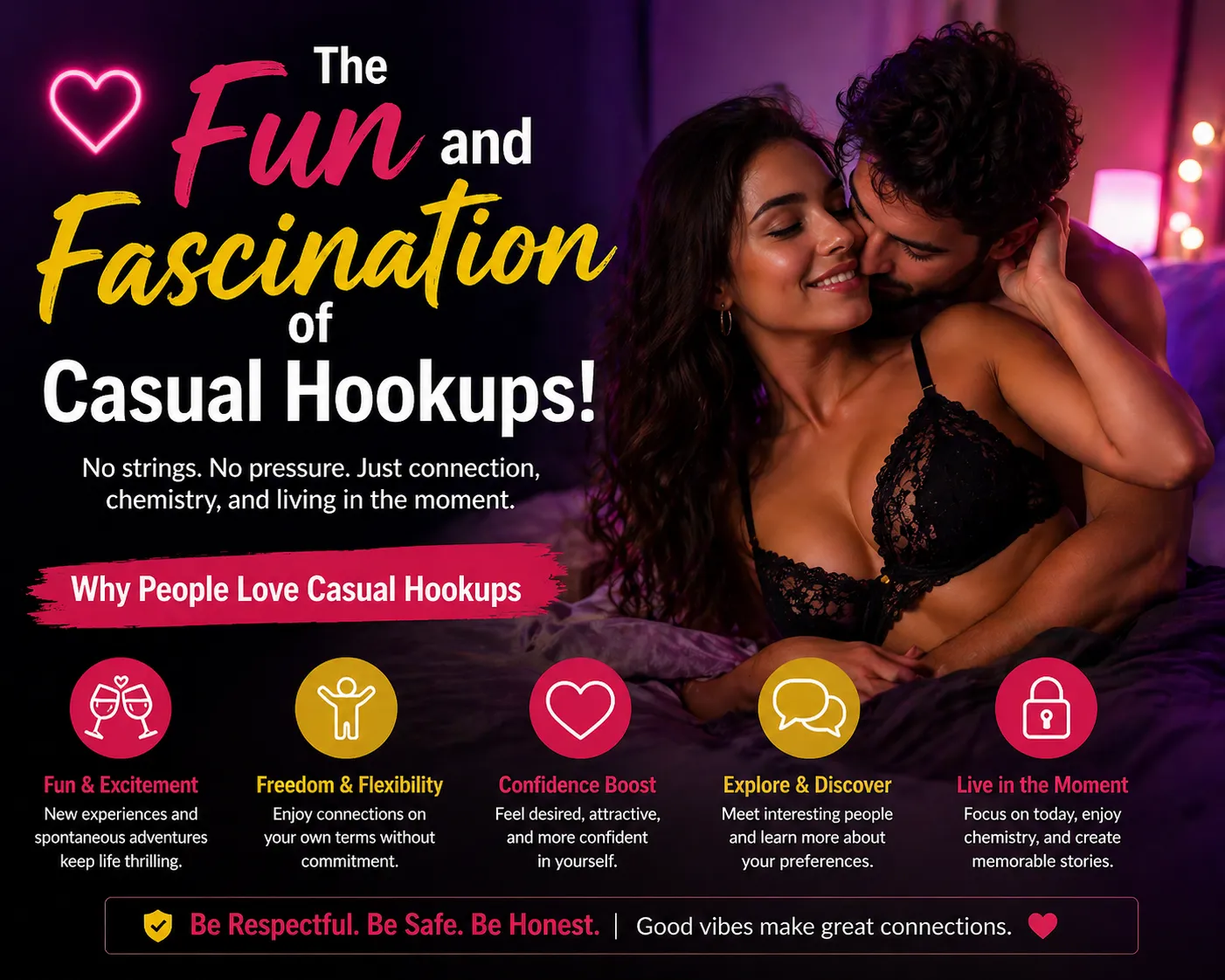 Explore the appeal of casual hookups, modern dating trends, emotional aspects, and tips for safe, enjoyable, and confident experiences.