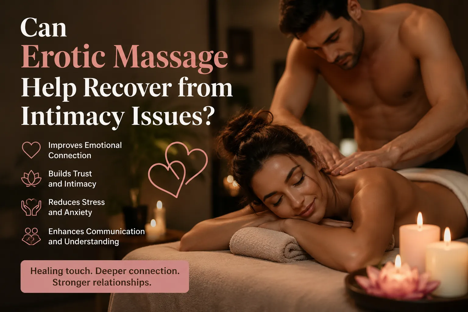 Explore how erotic massage in London may help improve emotional connection, trust, relaxation, and relationship intimacy.